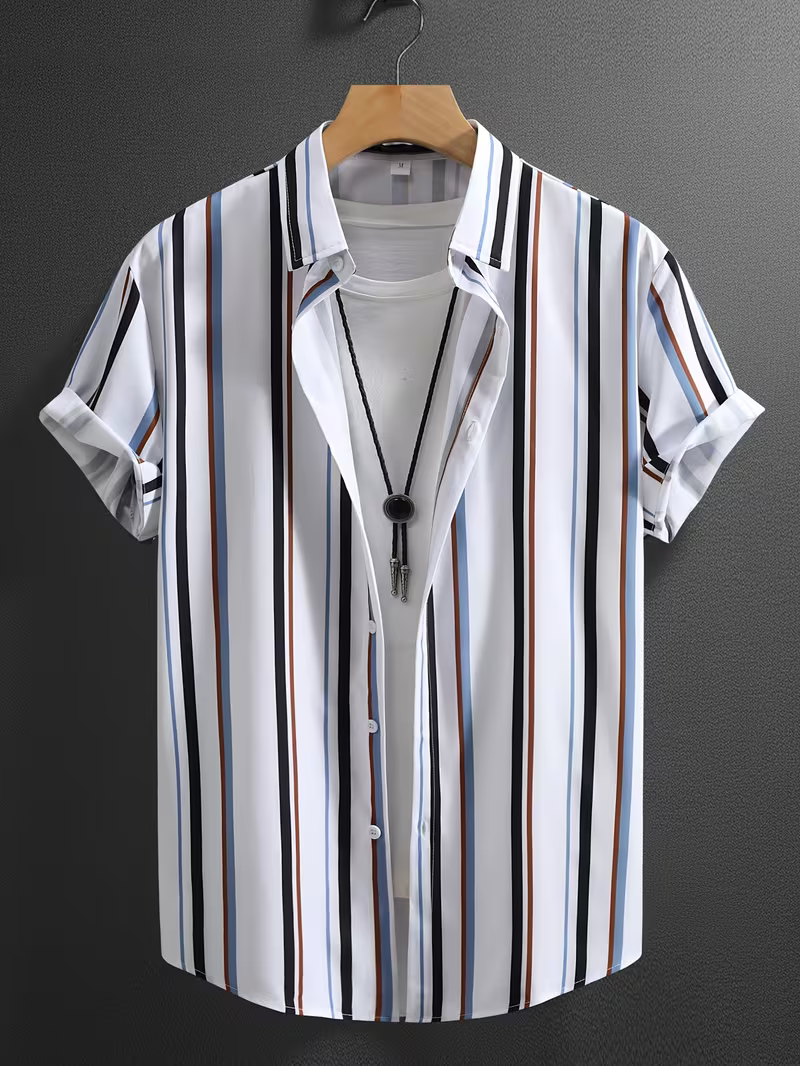 Men's Summer Ice Silky Fiber Fabric Cooling Beach